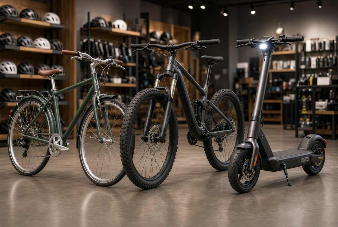 Bikes and Scooters